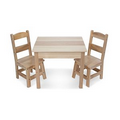 Wooden Table & Chair Set